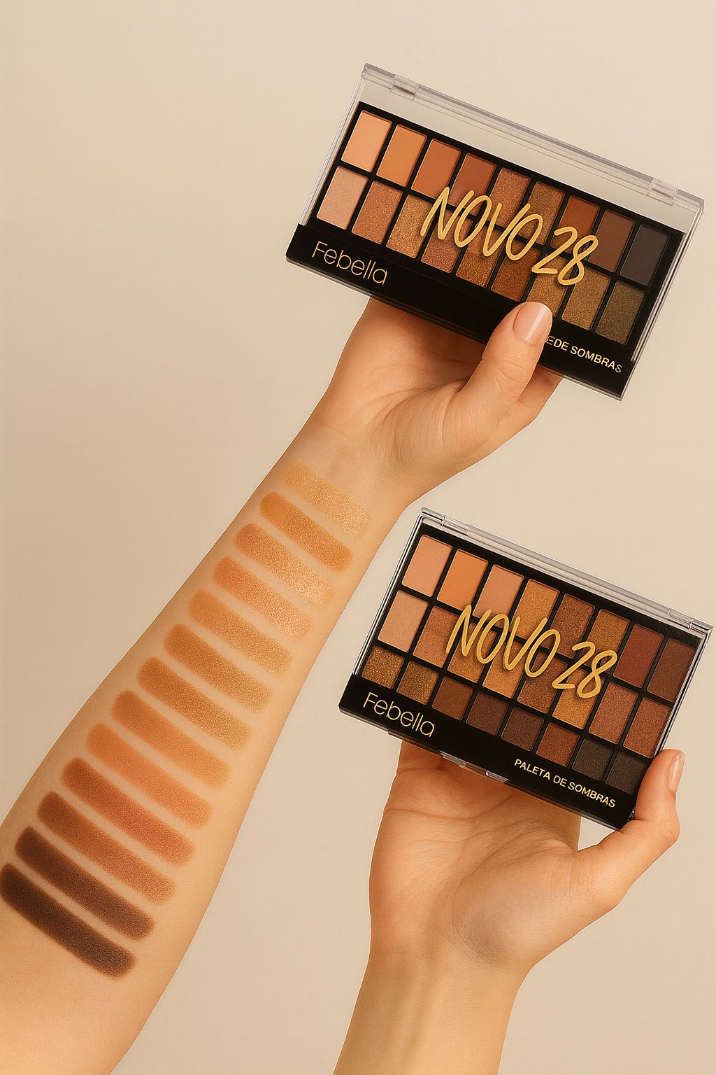 Paleta de Sombras Febella – 28 Cores