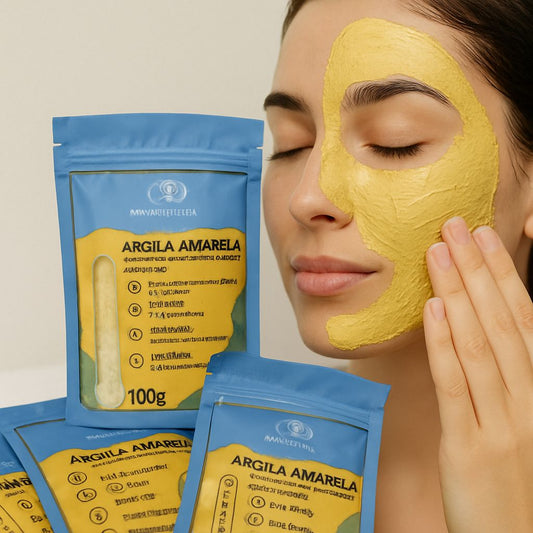 Máscara de Argila Amarela – Aurah (100g)