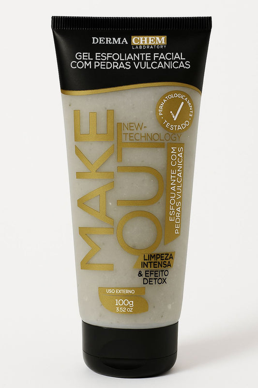 Gel Esfoliante Facial com Pedras Vulcânicas – Aurah (100g)