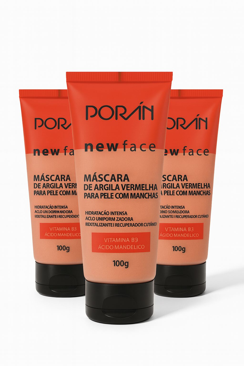 Máscara Facial de Argila Vermelha – Aurah (100g)