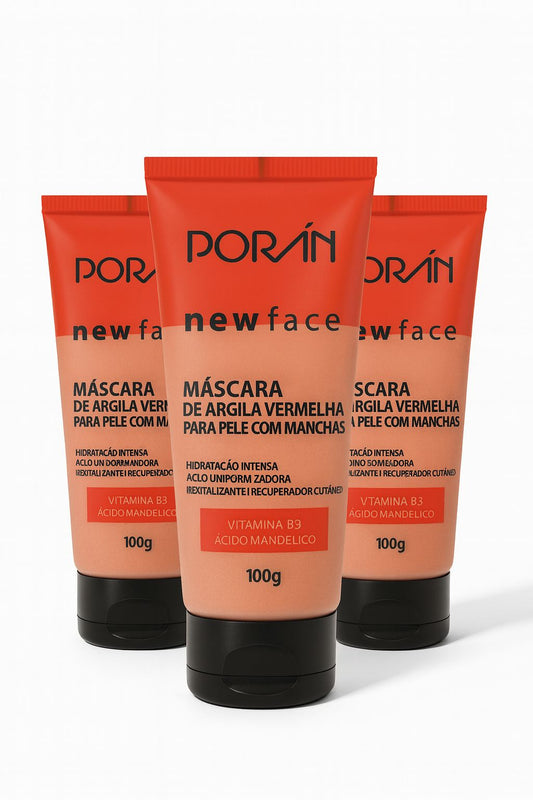 Máscara Facial de Argila Vermelha – Aurah (100g)