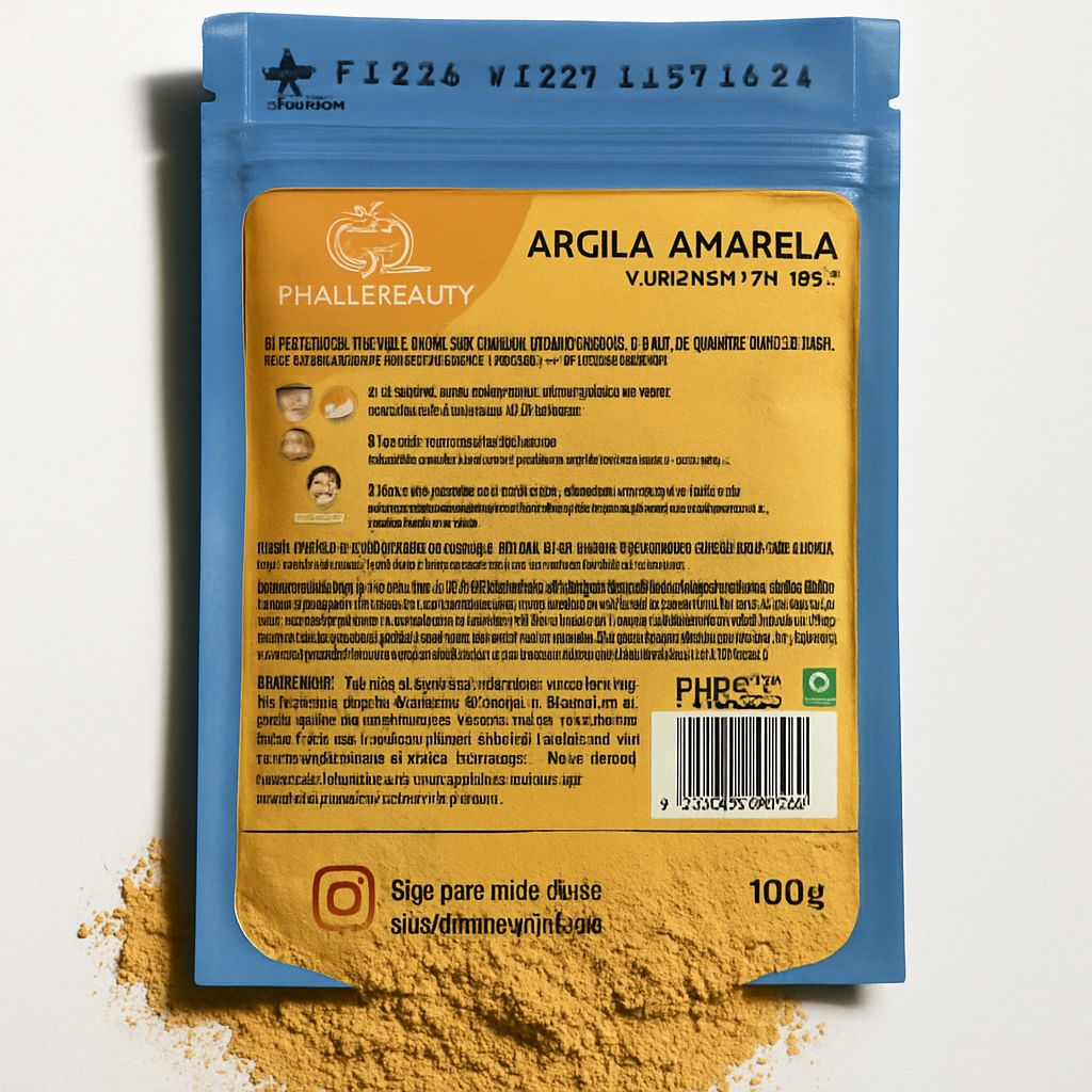 Máscara de Argila Amarela – Aurah (100g)